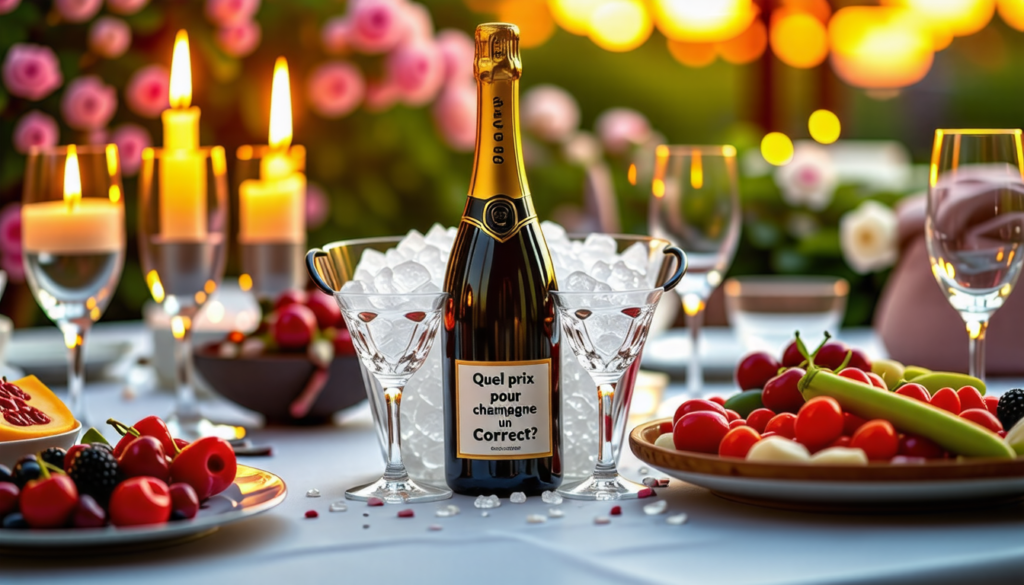 découvrez combien vous devriez dépenser pour un champagne de qualité. cet article vous guide à travers les différents prix du champagne, vous aide à choisir un bon rapport qualité-prix et explore les meilleures options disponibles sur le marché.