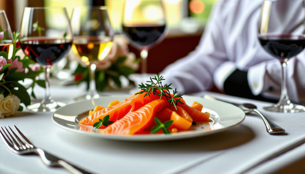 découvrez le vin parfait pour accompagner votre saumon fumé. suivez les conseils d'une sommelière experte pour des accords savoureux qui éleveront votre expérience culinaire.