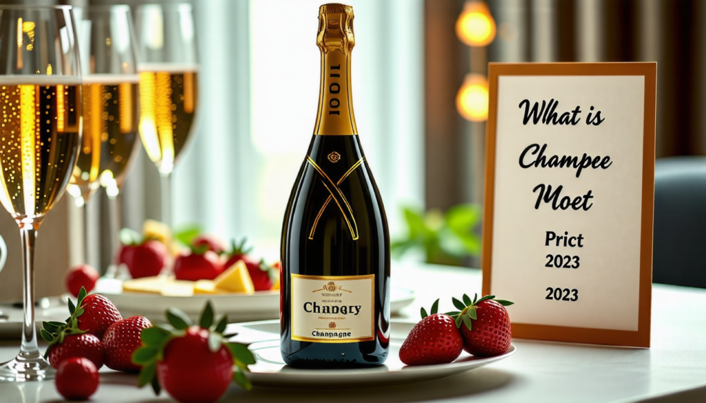 découvrez les tarifs actuels du champagne moët en 2023. informez-vous sur les différentes cuvées, les tendances du marché et les meilleurs endroits pour acheter ce prestigieux vin effervescent.