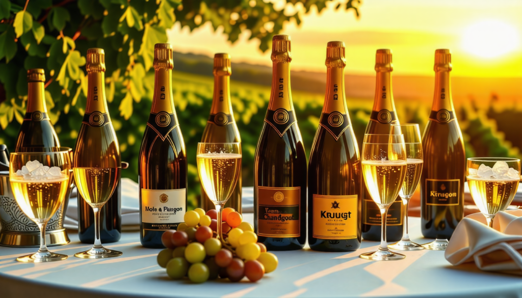 découvrez les principales marques de champagne, leurs histoires, caractéristiques et l'authenticité de leurs bulles. explorez l'univers prestigieux de ces producteurs renommés et leur contribution à l'art de la dégustation.