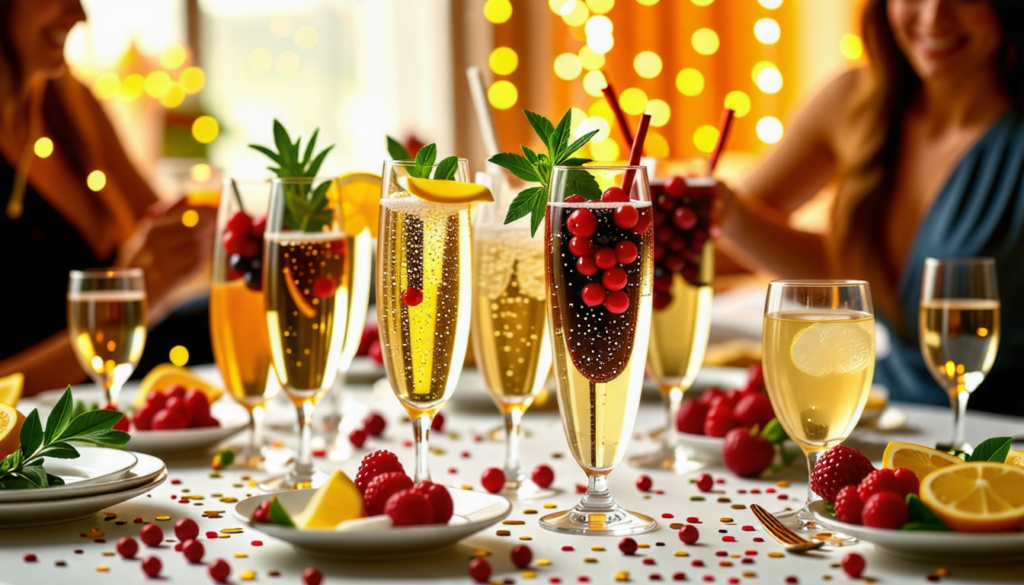 découvrez notre sélection des meilleures alternatives sans alcool pour célébrer le nouvel an avec style. savourez des boissons délicieuses qui apporteront la fête sans les effets de l'alcool. idéal pour des toasts mémorables et une soirée festive en toute convivialité.