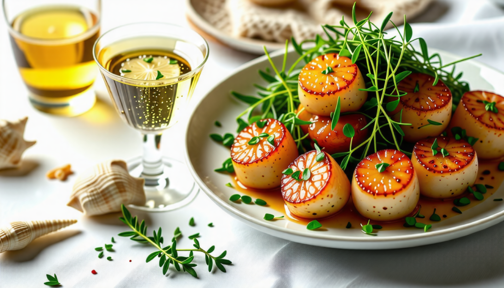 découvrez la boisson parfaite pour accompagner vos saint-jacques, selon l'expertise d'une spécialiste. explorez des alternatives savoureuses au vin blanc et au champagne pour sublimer vos plats de fruits de mer.