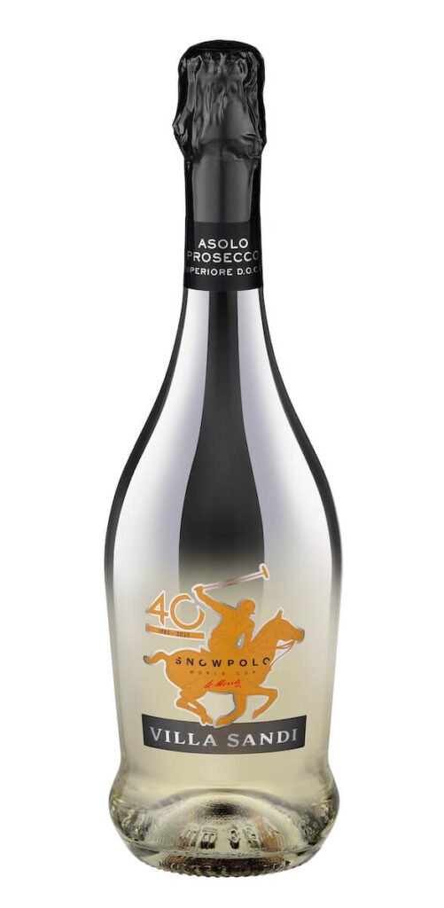 Snow Polo World Cup St. Moritz: le protagoniste Asolo Superiore Docg Villa Sandi sur la neige avec une édition limitée