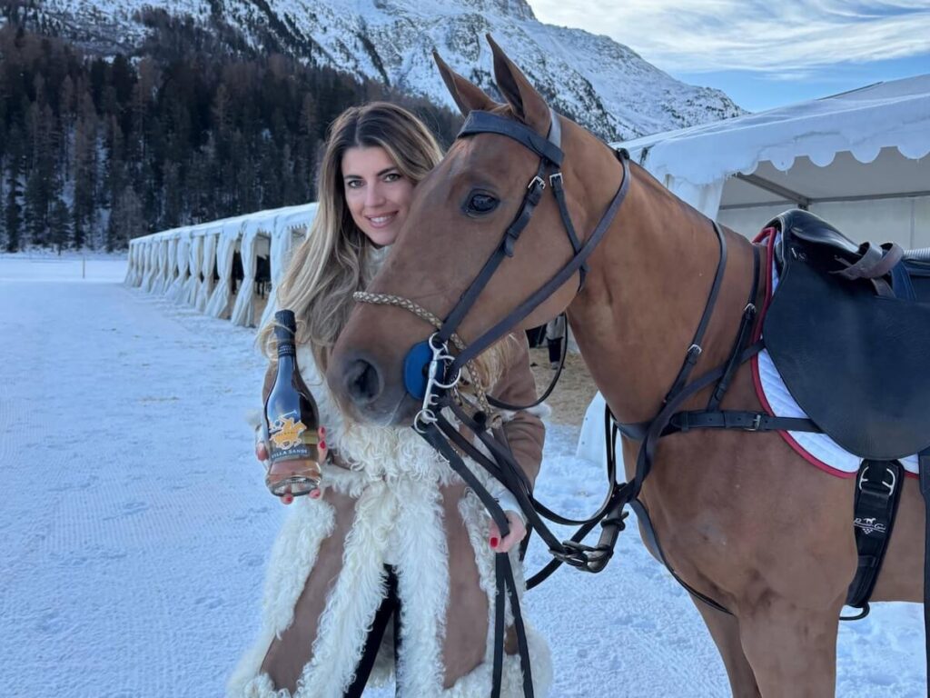 Snow Polo World Cup St. Moritz: le protagoniste Asolo Superiore Docg Villa Sandi sur la neige avec une édition limitée