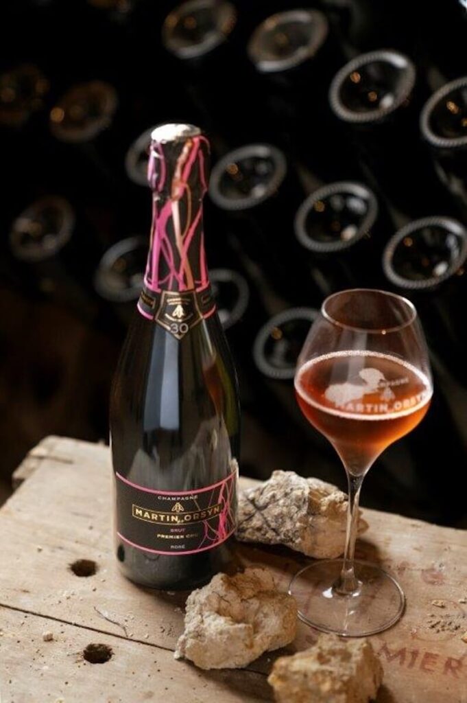 Martin Des Orsyn: Nouvelle Guche pour l'auteur italien Champagne de l'artiste entrepreneur Martino Zanetti