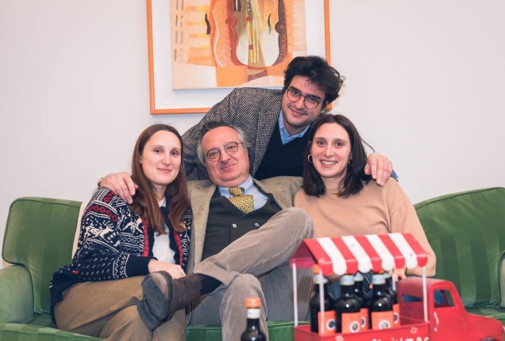 Le visage scintillant de la famille Piccini