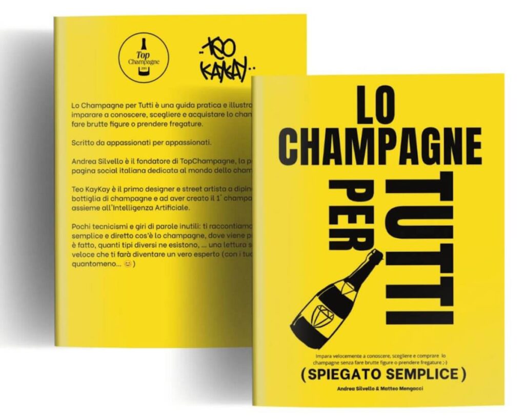 Le nouveau livre sur le champagne qui dépeint sur Amazon