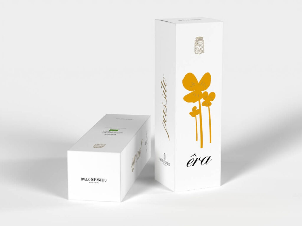 Le dessert final de la Saint-Valentin est avec Oura passito Baglio di Pianetto