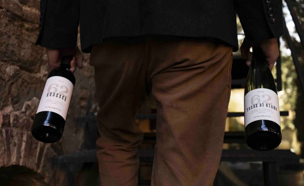 Lungarotti Project 1962: rouge et blanc pour la taille des hommes