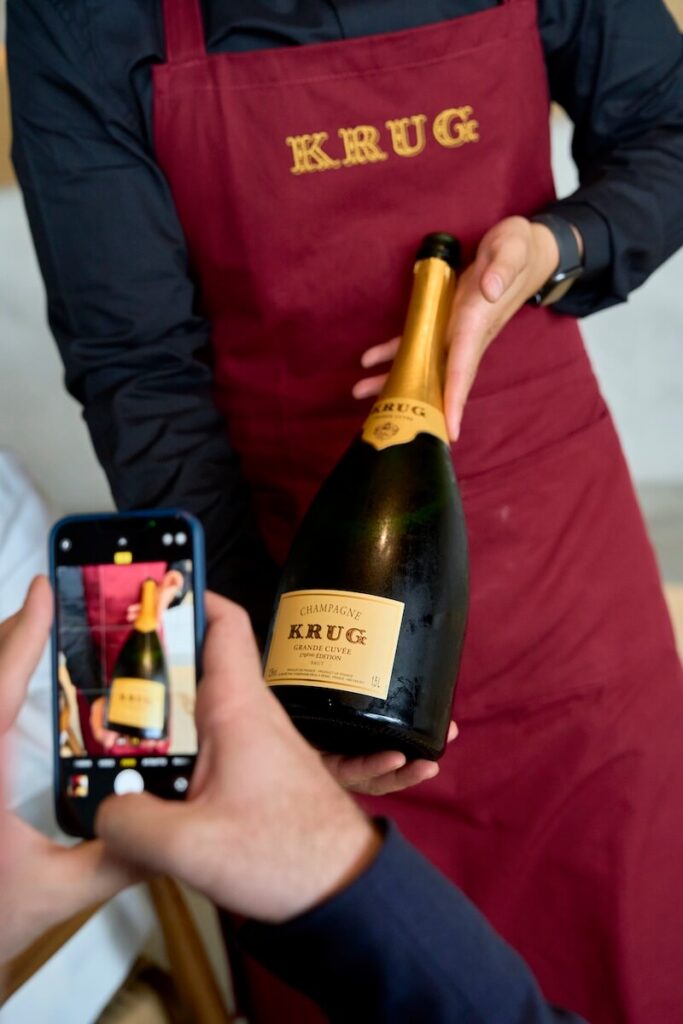 Krug dans la cuisine, hommage à la carotte: faire ses débuts en Italie pour le champagne Grande Cuvé 173ème Édizione et Rosé 29ème édition