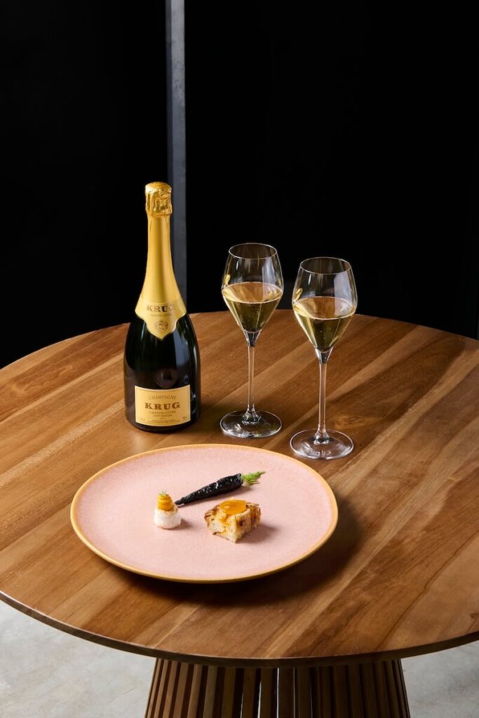 Krug dans la cuisine, hommage à la carotte: faire ses débuts en Italie pour le champagne Grande Cuvé 173ème Édizione et Rosé 29ème édition