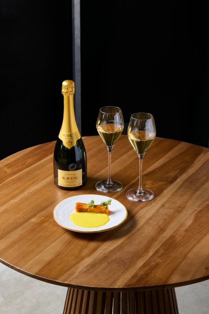 Krug dans la cuisine, hommage à la carotte: faire ses débuts en Italie pour le champagne Grande Cuvé 173ème Édizione et Rosé 29ème édition