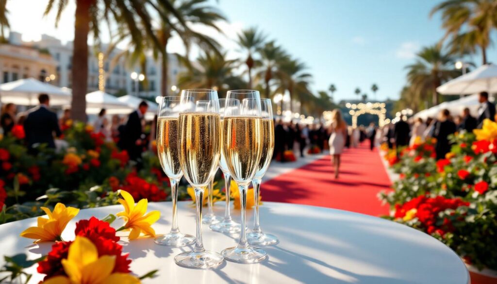 plongez dans l'univers glamour du festival de cannes 2025 et découvrez le champagne d'exception sélectionné pour cet événement prestigieux. un voyage pétillant à travers les bulles et le cinéma vous attend !