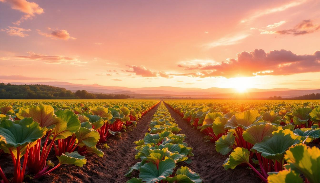 découvrez les secrets fascinants de la rhubarbe à cour rheoum. plongez dans une exploration sensorielle entre culture, recettes savoureuses et bienfaits de cette plante étonnante.