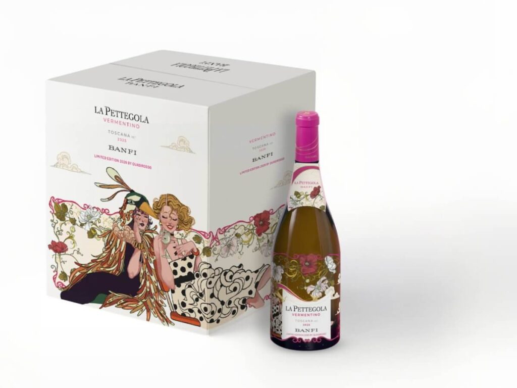 Banfi presenta La Pettegola Limited Edition 2026 : el label Vermentino firmado por Gio Quasirosso celebra la magia, la naturaleza y la femineidad