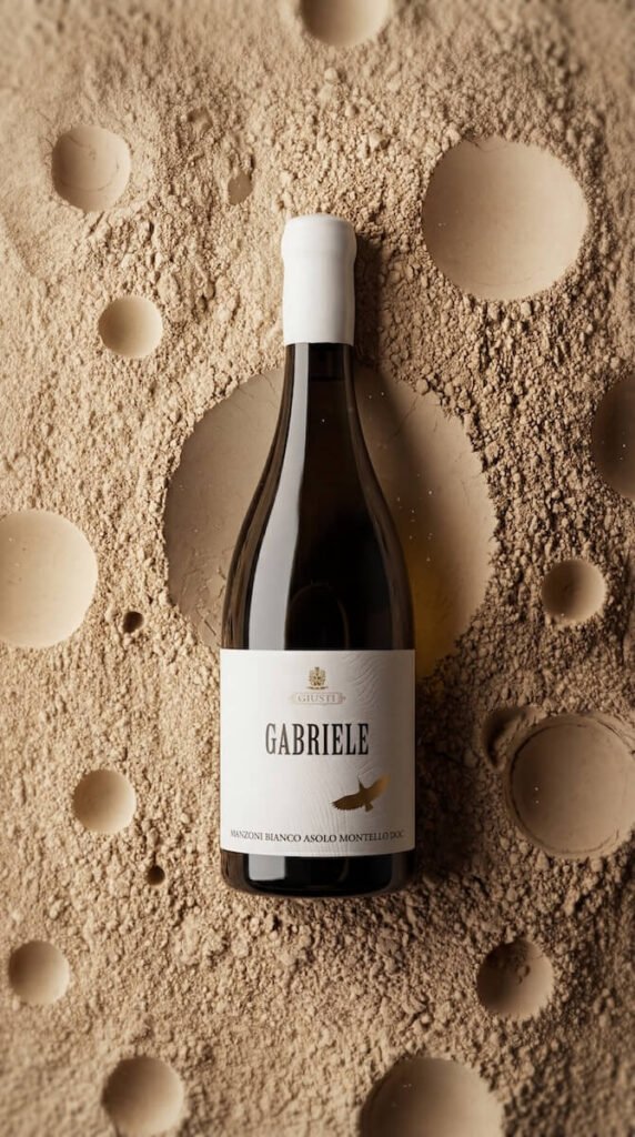Giusti Wine présente Gabriele Manzoni Bianco Asolo Montello DOC : l'hommage à Montello et à la nouvelle génération de Gabriele Zanatta.