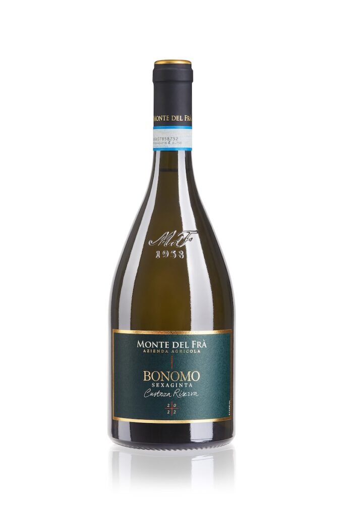 Le Bonomo Sexaginta Custoza Riserva 2022 fait ses débuts à Vinitaly 2026, une nouvelle évolution du symbole blanc du Monte del Frà.