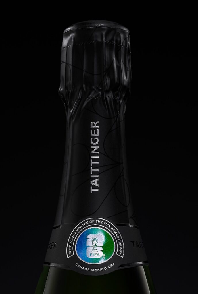 Taittinger lance une édition limitée Brut Réserve pour la Coupe du Monde FIFA 2026, avec 350 000 bouteilles disponibles à partir du 15 avril.