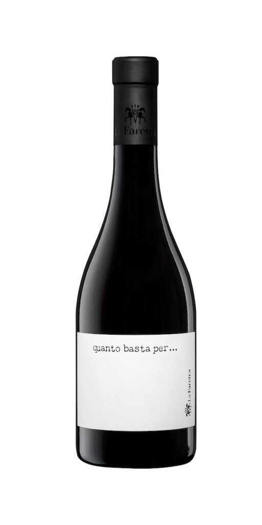 La Faretra présente « Quanto Basta Per... », IGT Toscana blanc au format 500 ml avec étiquette personnalisable.