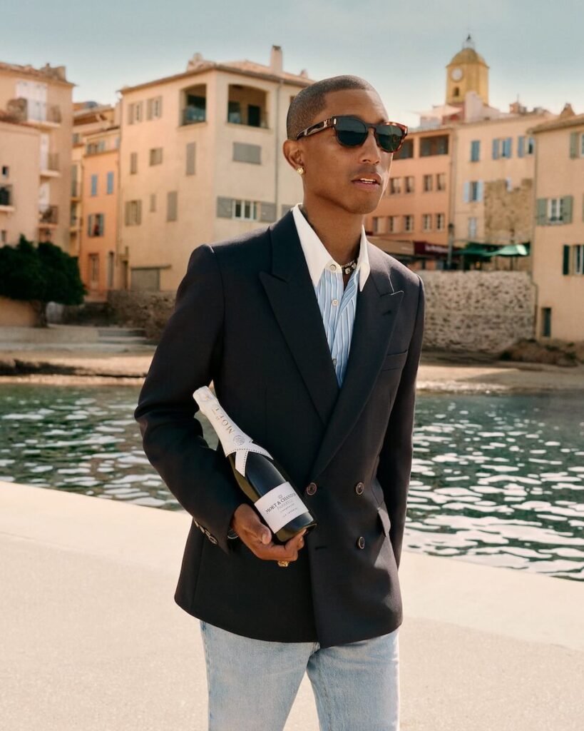 Moët & Chandon Ice Impérial de Pharrell Williams : l'été 2026 célèbre un nouveau rituel champenois au nom du partage.